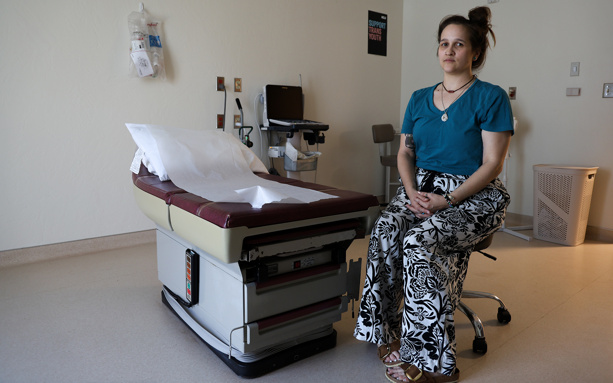 Kailey Voellinger is former clinic director of Trust Women in Oklahoma City. Before that state’s abortion ban, Trust Women was a go-to clinic for Indigenous patients seeking abortion care. (Photo by Maddy Keyes/News21)