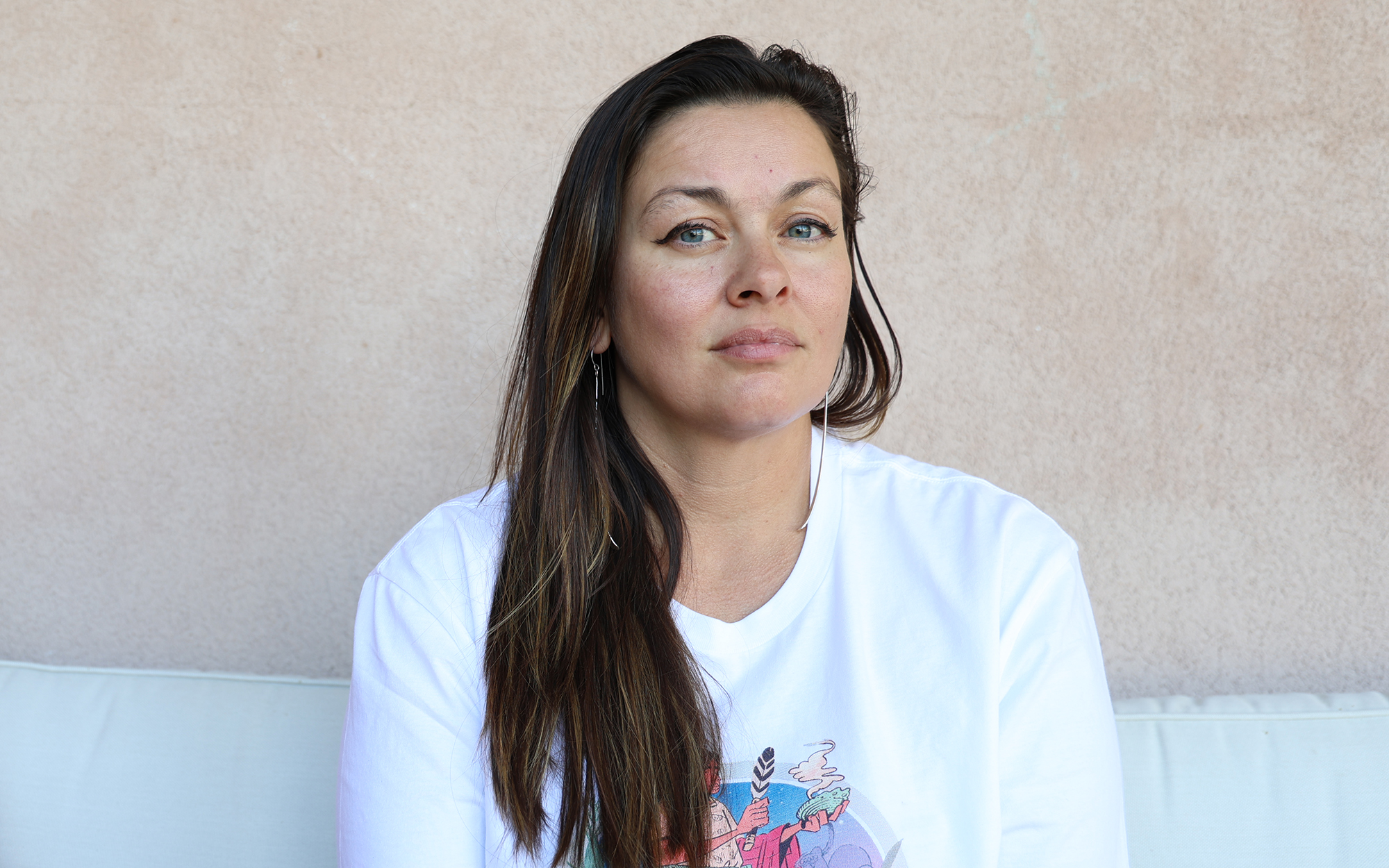 Melissa Rose, a midwife based in Santa Fe, N.M., has been learning about traditional plants and herbs Indigenous women use to regulate menstrual cycles and manage abortions. (Photo by Noel Lyn Smith/News21)