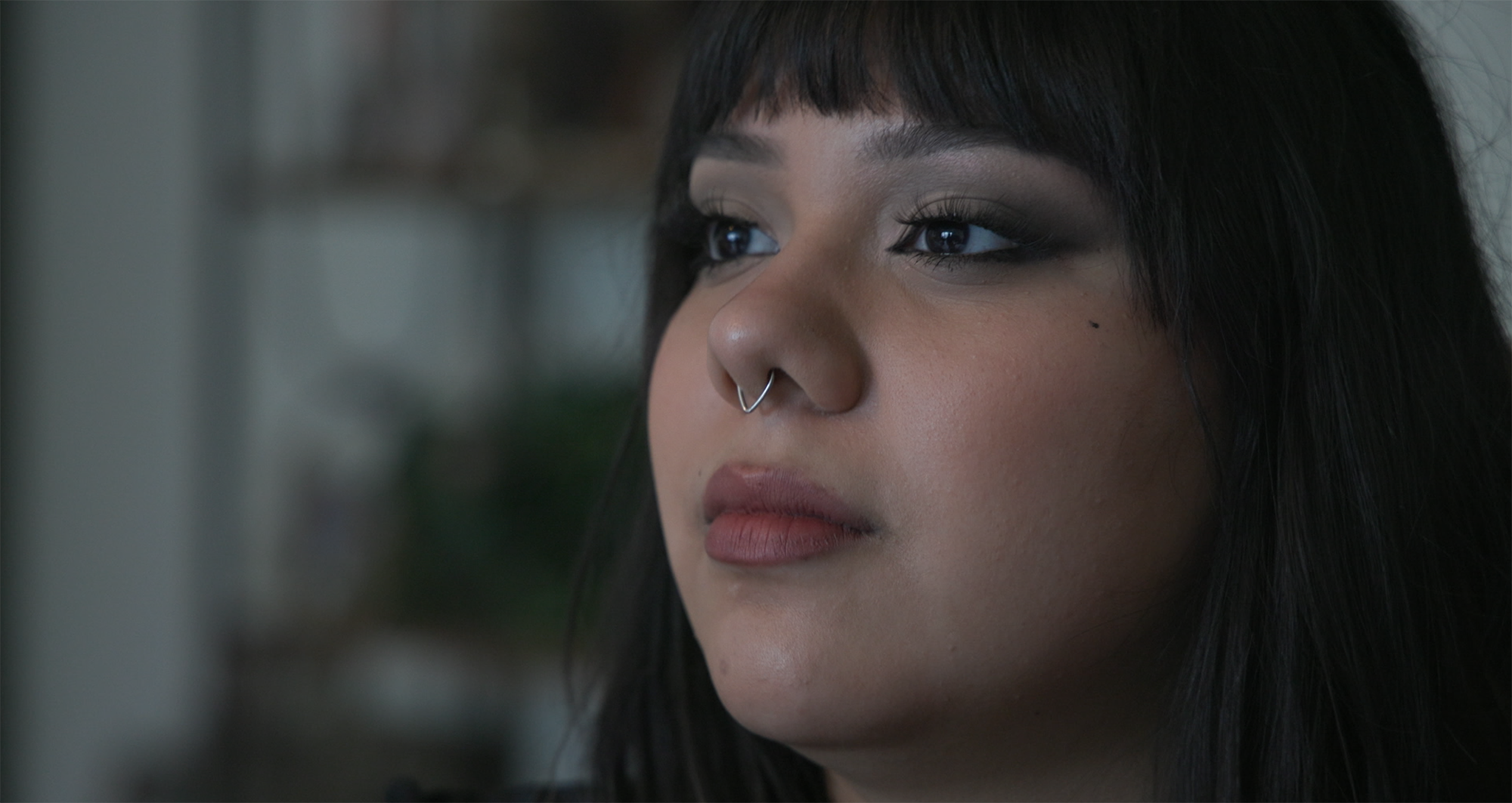 DakotaRei Frausto, who is Mescalero Apache and lives in San Antonio, was 17 years old when they learned they were eight-weeks pregnant. Because of Texas’ six-week abortion ban, they had to travel to New Mexico for the procedure. (Photo by Kevin Palomino/News21)
